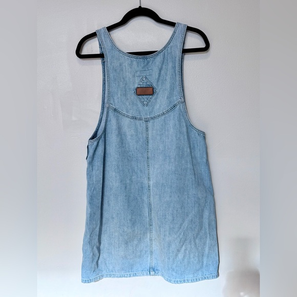 Denim Overall Dress with Animal Pockets - Picture 5 of 5